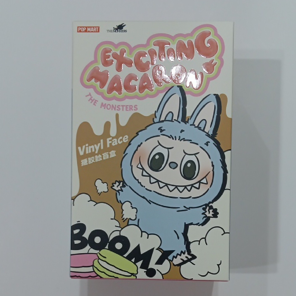 SOYMILK Pop Mart Pop Now Exciting Macaron The Monsters Vinyl Face Series Labubu